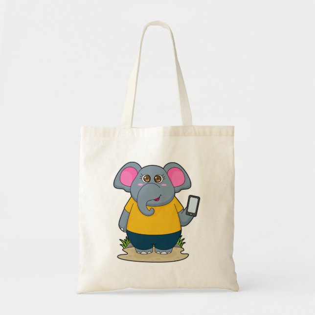 Bolso De Tela Elefante con móvil (Frente)