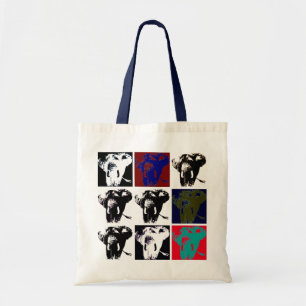 Bolso De Tela Elefante de arte pop