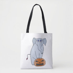 Bolso De Tela Elefante de calabaza
