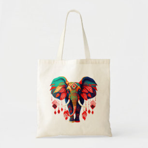 Bolso De Tela Elefante de Estilo Bohemio Colorido