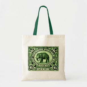 Bolso De Tela Elefante de los Estados del Príncipe Indio 1895