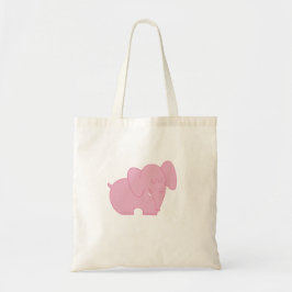 Bolso De Tela Elefante dulce (rosa)