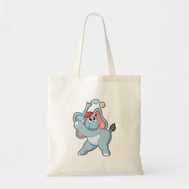 Bolso De Tela Elefante en el Béisbol (Frente)