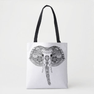 Bolso De Tela Elefante indio inspirado 4