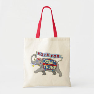Bolso De Tela Elefante republicano Donald Trump presidente 2024