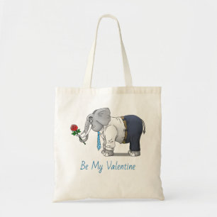 Bolso De Tela Elefante Romántico