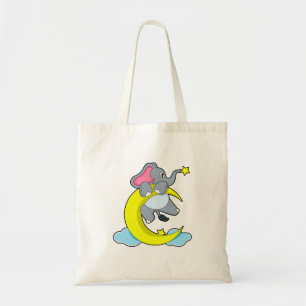 Bolso De Tela Elefante sobre las nubes