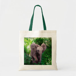 Bolso De Tela Elefante y selva