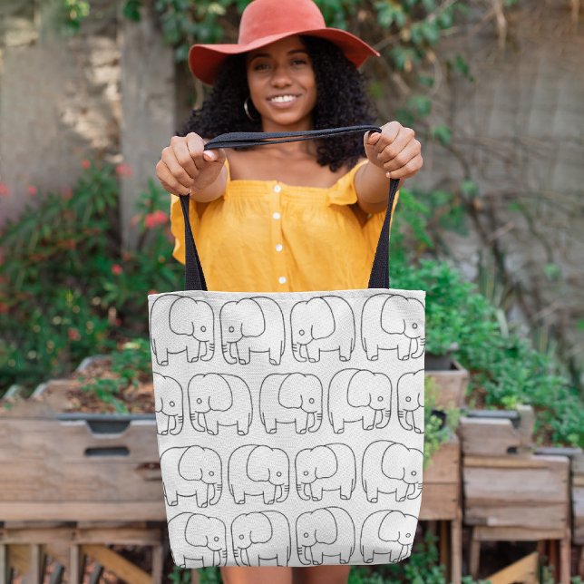 Bolso De Tela Elefantes (Subido por el creador)