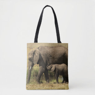 Bolso De Tela Elefantes africanos