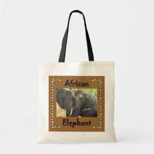 Bolso De Tela Elefantes africanos