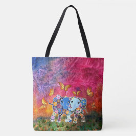 Bolso De Tela Elefantes del baile
