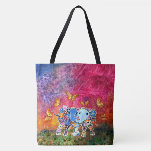 Bolso De Tela Elefantes del baile