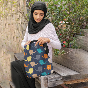 Bolso De Tela elefantes personalizados