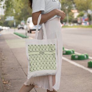 Bolso De Tela Elefantes y jirafas, personalizable