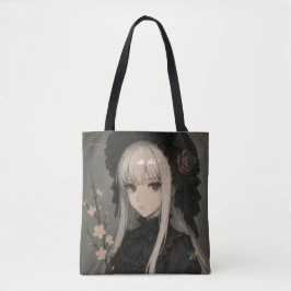 Bolso De Tela Elegance of the Midnight Blossom Maiden Standard
