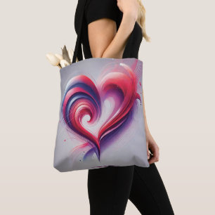 Bolso De Tela Elegancia cardíaca flotante