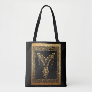 Bolso De Tela Elegancia de Golden Phoenix