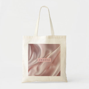 Bolso De Tela Elegancia de Satén Pastel Suave Personalizada
