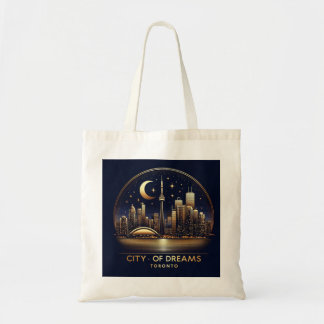 Bolso De Tela Elegancia del horizonte de Toronto - Tote de color