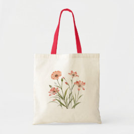 Bolso De Tela Elegancia en flor suave