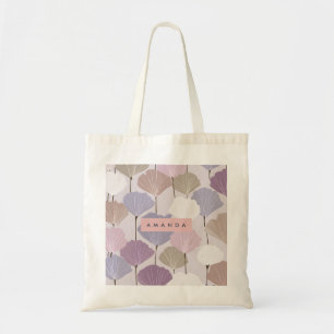 Bolso De Tela Elegancia floral suave personalizada y laíca