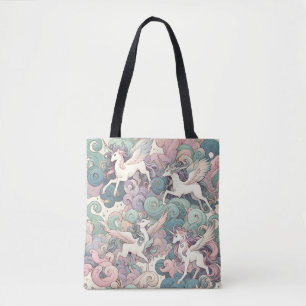 Bolso De Tela Elegancia mística: los susurros del Pastel Kirin