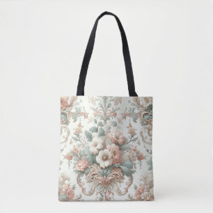 Bolso De Tela Elegancia victoriana: Suaves Patrones Pastel