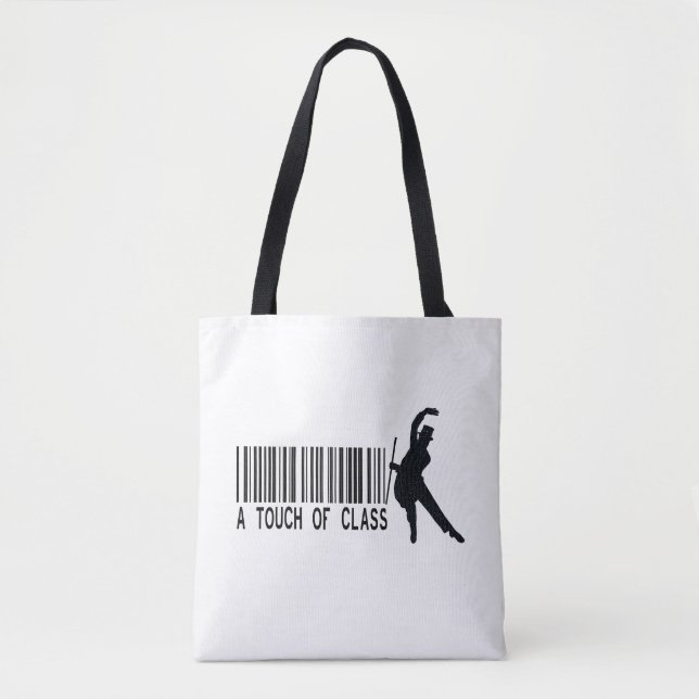 Bolso De Tela Elegant Barcode Dancer (Anverso)