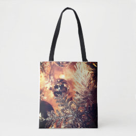 Bolso De Tela Elegant Christmas Ornament Glow | Festive Holiday