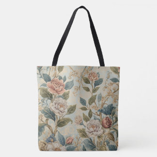 Bolso De Tela Elegant Luxury Roses Pattern