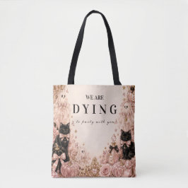 Bolso De Tela Elegant Pink Halloween Celebration