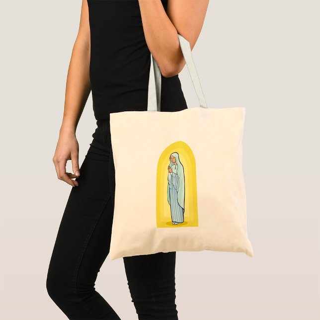 Bolso De Tela Elegant Virgin Mary Catholic Religious (Subido por el creador)