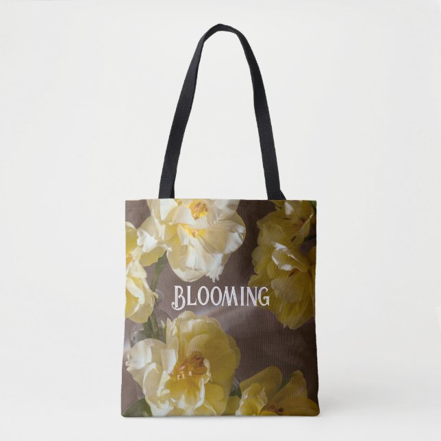 Bolso De Tela Elegant Yellow tulip Floral Art (Anverso)