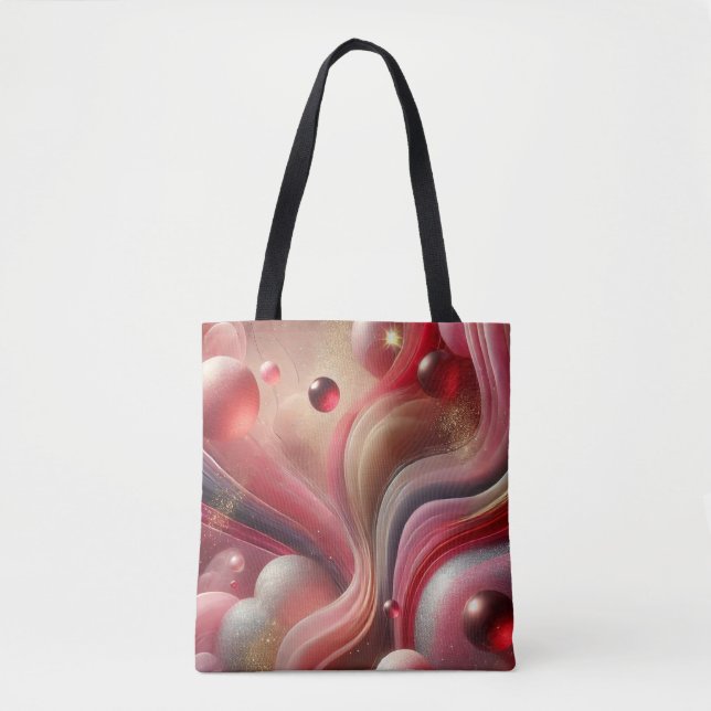 Bolso De Tela Elegante Abstract Art Tote Bag (Anverso)