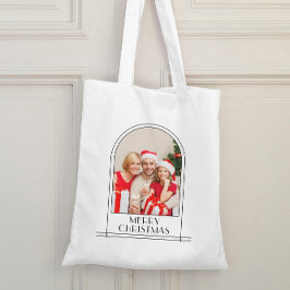 Bolso De Tela Elegante Arco Personalizado Navidades de fotografí