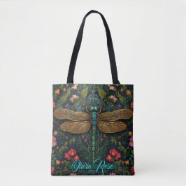 Bolso De Tela Elegante arte nouveau dragonfly boho botánico