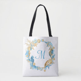 Bolso De Tela Elegante Beach Starfish Bridal Shower