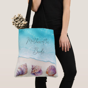 Bolso De Tela Elegante Beach Wedding Seashells Perlas Náuticas
