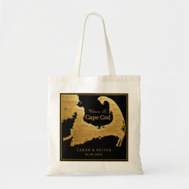 Bolso De Tela Elegante bienvenida de boda en Cape Cod