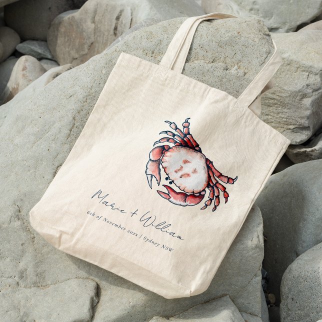 Bolso De Tela Elegante Boda Náutico de la Marina Roja Subacuátic (Subido por el creador)