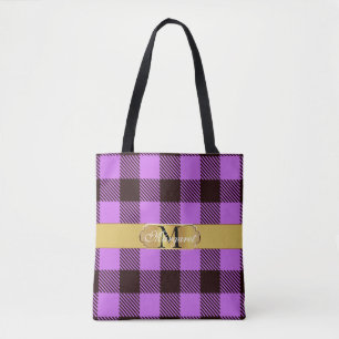 Bolso De Tela Elegante Boda personalizado de la banda dorada del