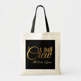 Bolso De Tela elegante Boda personalizado de la tripulación