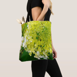 Bolso De Tela Elegante Chartreuse Green Limelight Hydrangea