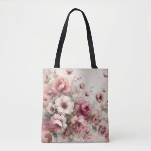 Bolso De Tela Elegante color de agua rosado inspirado en la cose