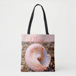 BOLSO DE TELA ELEGANTE COLORES DE LA TIERRA TEXTO DEL MAR EN LA 