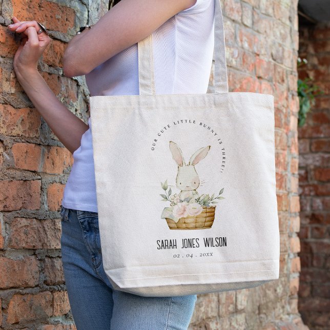 Bolso De Tela Elegante Conejo Aburrido En Aniversario De Los Niñ (Subido por el creador)