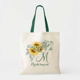 Bolso De Tela Elegante dama de honor de Eucalipto Rústico