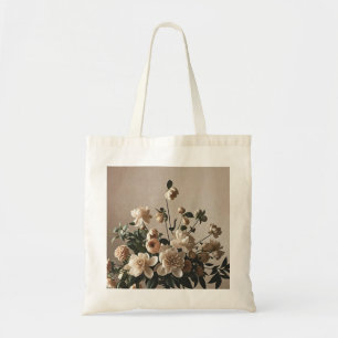 Bolso De Tela Elegante, de inspiración vintage, floral suave y d