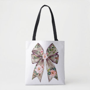Bolso De Tela Elegante diseño de arcos florales - Romántica natu